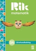 Rik matematik 3 A Lärarhandledning, bok + digitala resurser