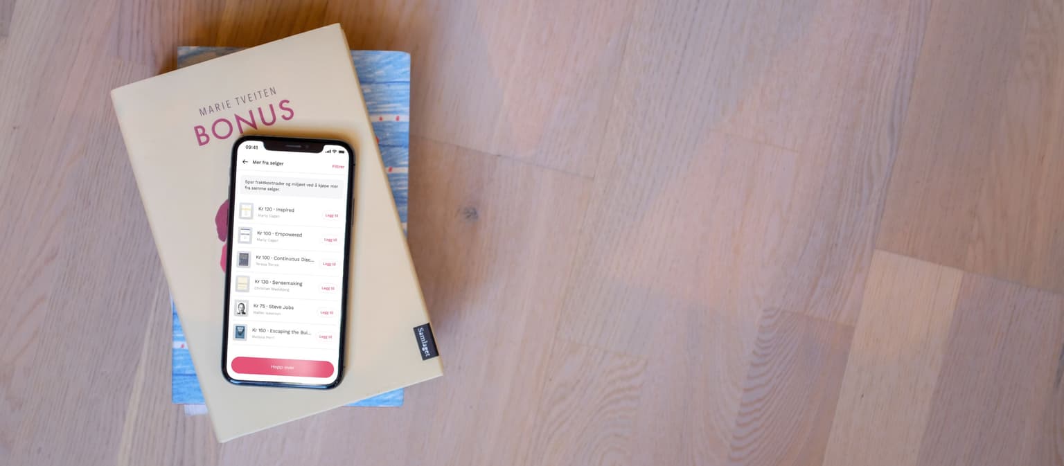 Kjøp flere bøker fra samme selger uten ekstra fraktkostnader