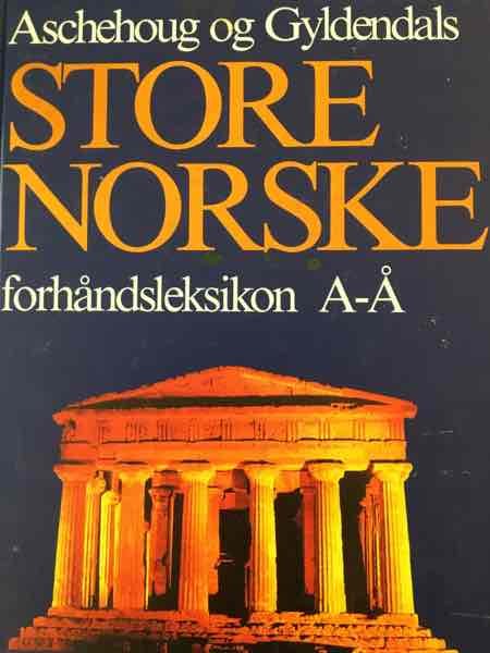Store norske forhåndsleksikon A-Å