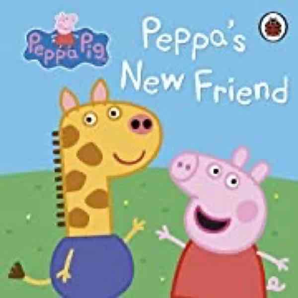 Peppa Pig: Peppa’s New Friend (Board Book)