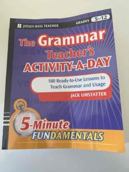 The grammar teacher’s activity-a-day