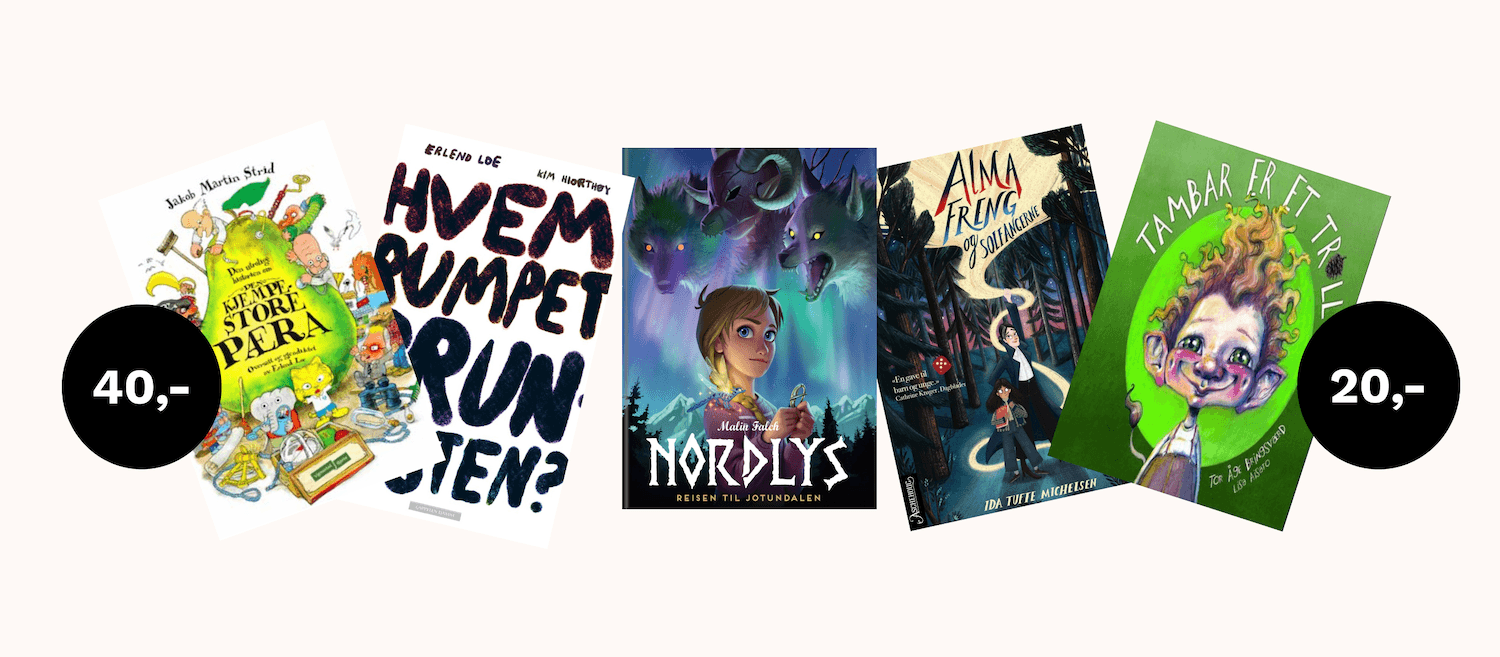 Se vårt utvalg av barnebøker!