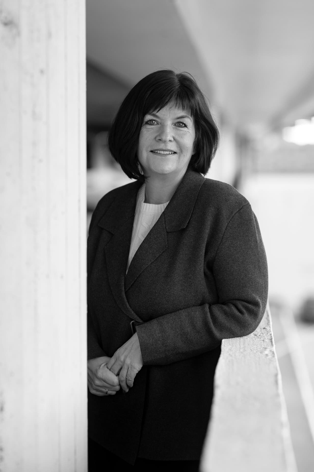 Agnes Lovise Matre ble tildelt krimprisen "Sølvkniven" for krimromanen Iskald i 2020. Foto: Haakon Nordvik