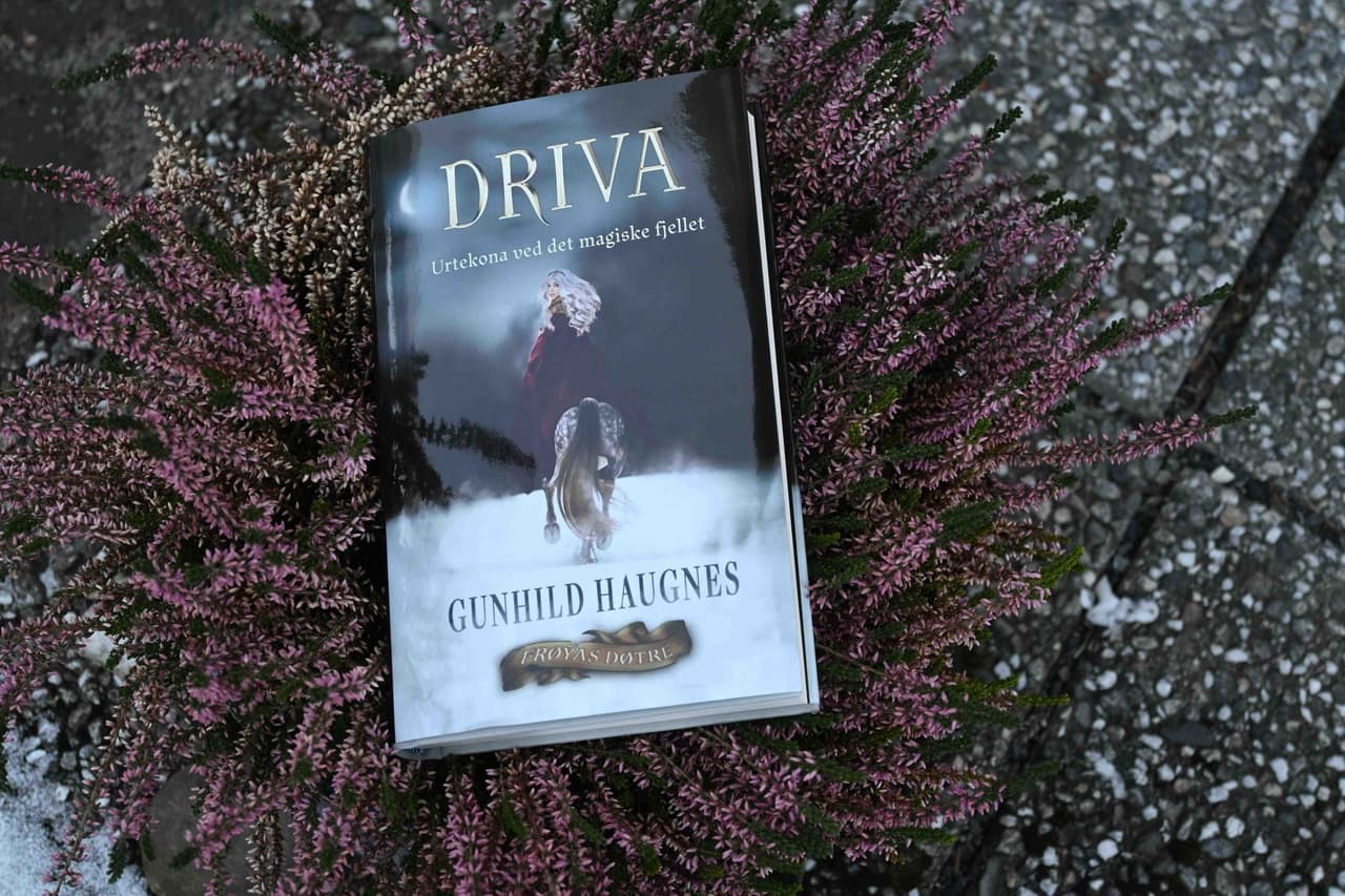 «Driva», den tredje boken i Frøyas døtre-serien ble utgitt i februar 2021. Foto: Viking Media